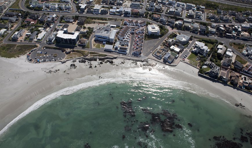 Aerial view in Bloubergstrand, Cape Town, Western Cape, South Africa