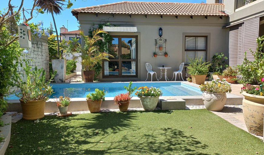 View, towards the 2 bedroom unit and entrance in Bloubergstrand, Cape Town, Western Cape, South Africa