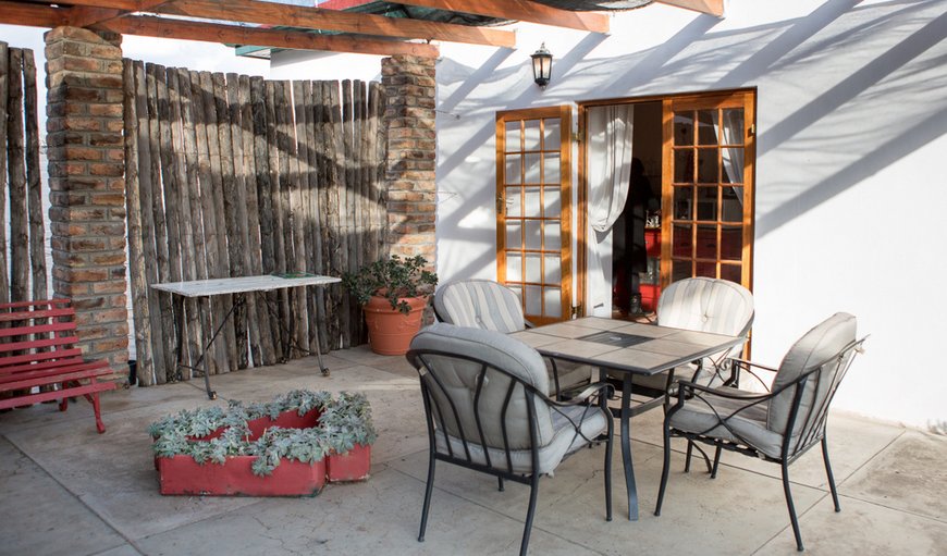 Self Catering Cottage: Private Veranda  and Braai Area