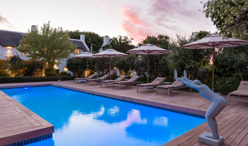 Pool Deck by sunset