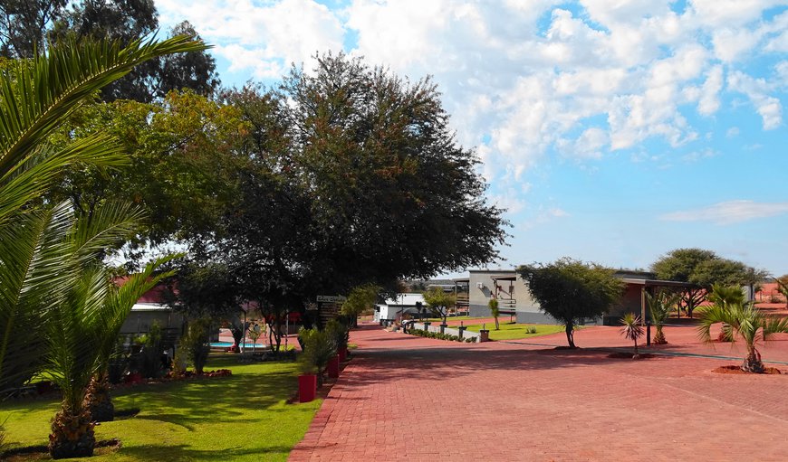 Entrance to Eden chalets