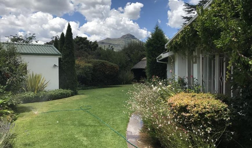 Garden in Clarens, Free State Province, South Africa
