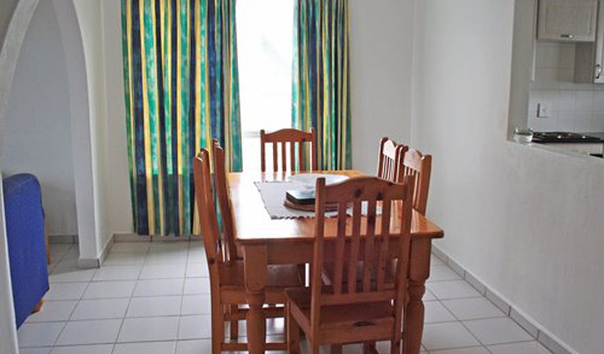 Upper Floor Apartment  4: Dining area in apartment