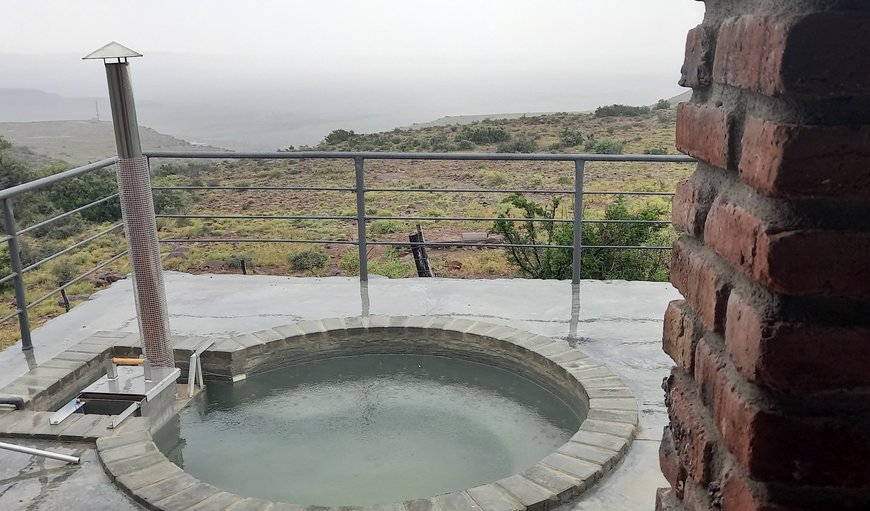 Hot tub with spectacular views