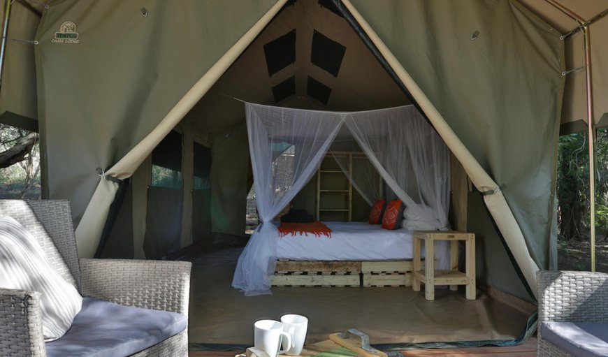 Southern Sands Eco Lodge - Tent 1: Bed