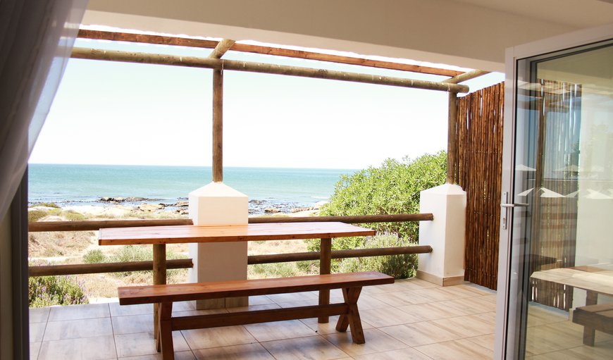 Sea View Patio with built in braai. in St Helena Bay, Western Cape, South Africa