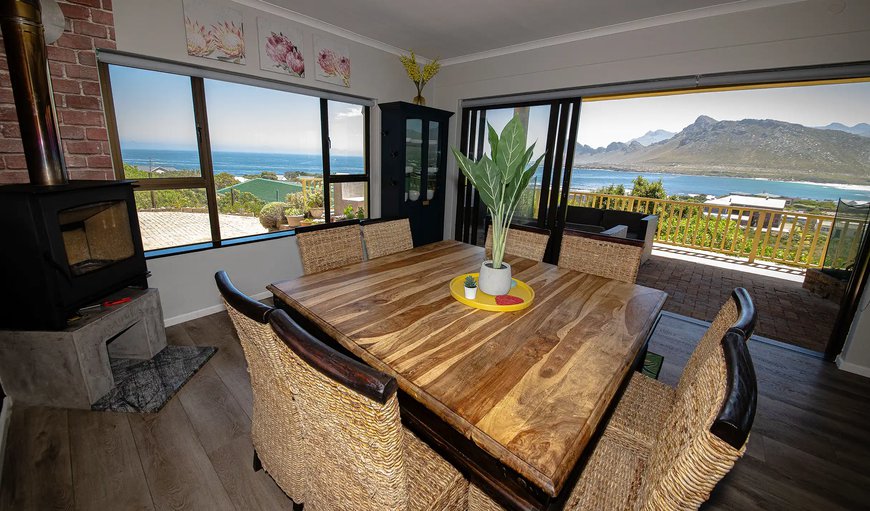 Dining area in Pringle Bay, Western Cape, South Africa