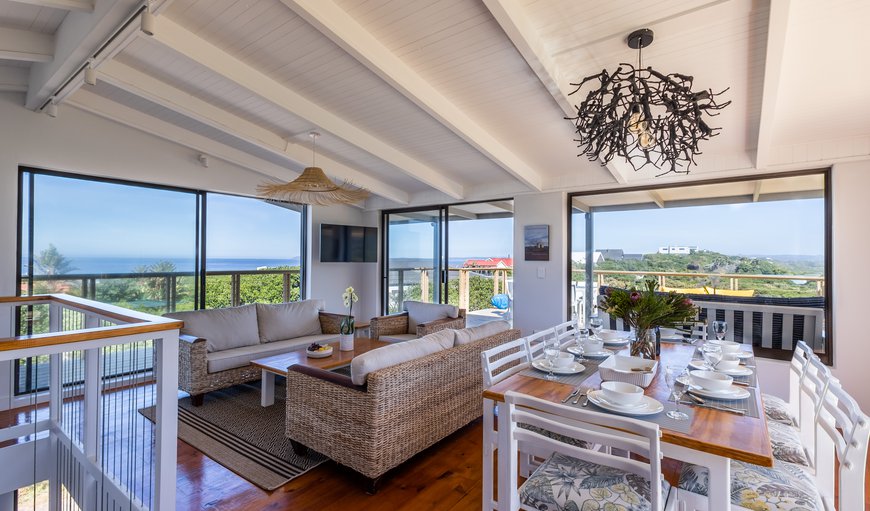 Open plan living area in Plettenberg Bay, Western Cape, South Africa