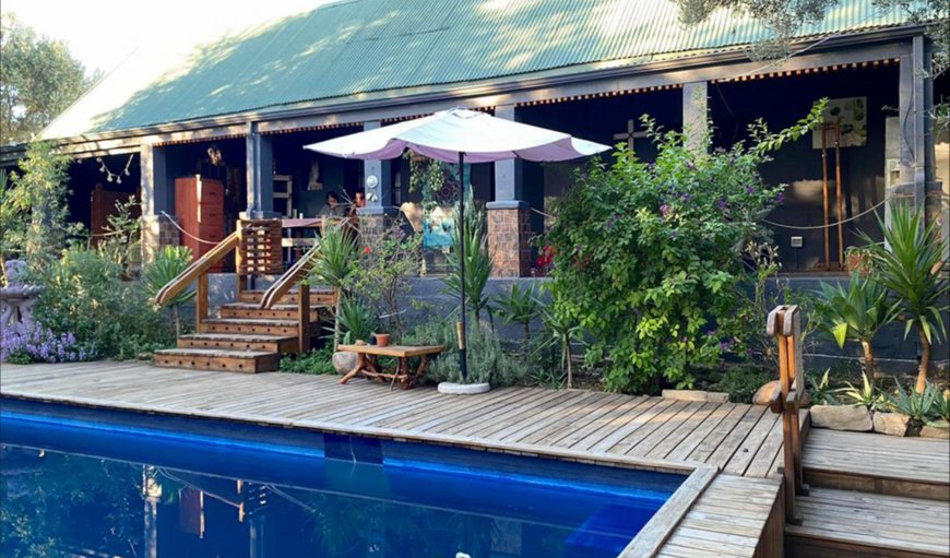 Swimming pool in Oudtshoorn, Western Cape, South Africa