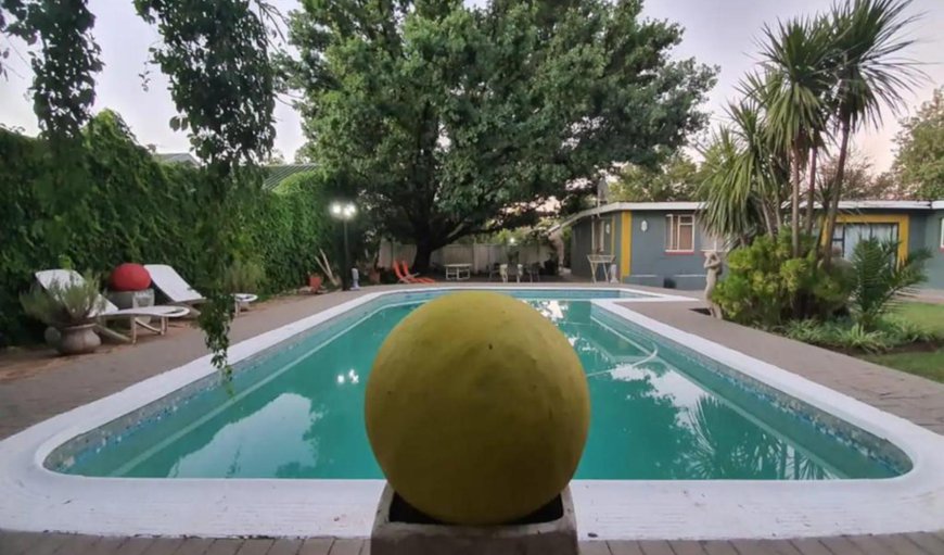 Pool view in Universitas, Bloemfontein, Free State Province, South Africa