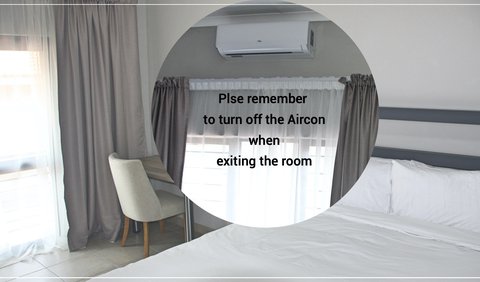 Two Bedroom Self-catering: Unit 2: Aircon