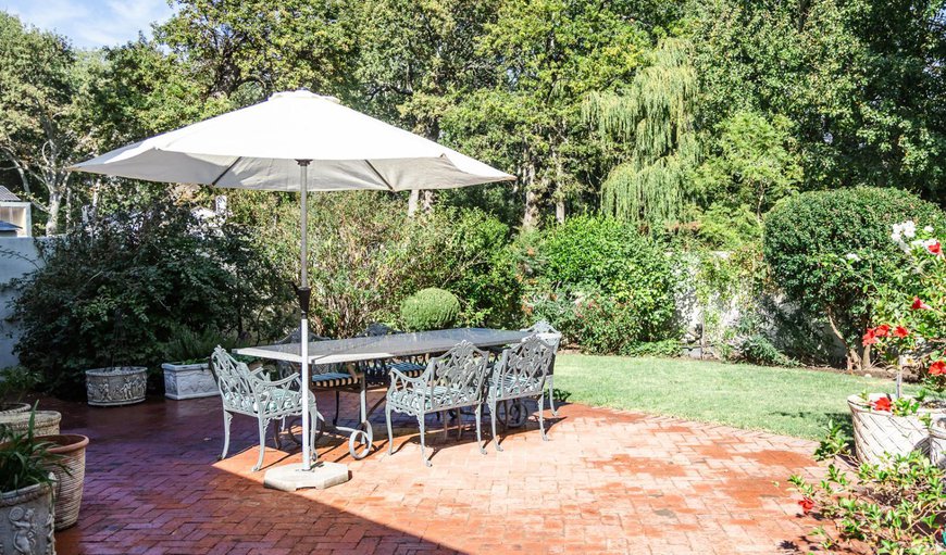 Patio in Franschhoek, Western Cape, South Africa