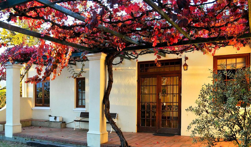 Facade or entrance in Franschhoek, Western Cape, South Africa