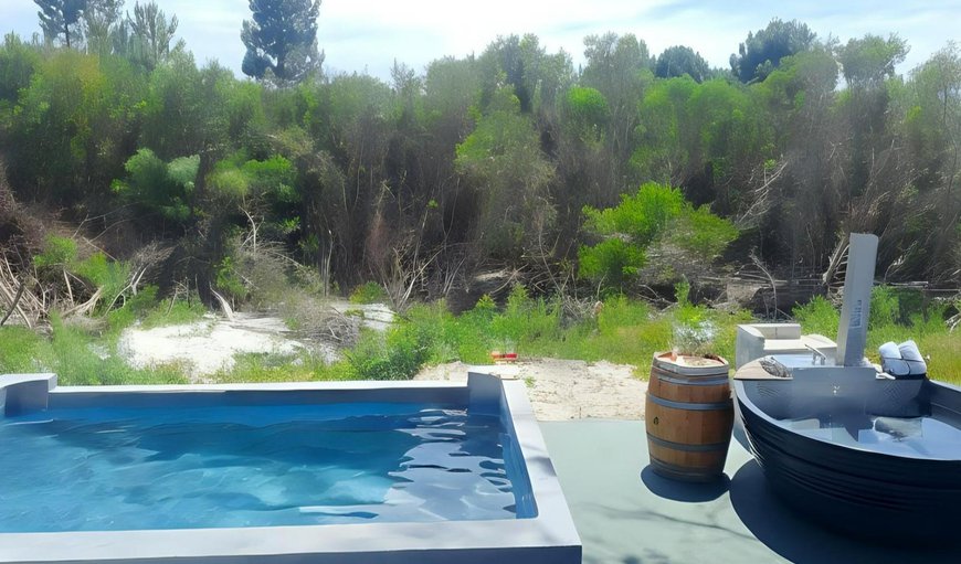 Pool view in Bot River (Botrivier), Western Cape, South Africa