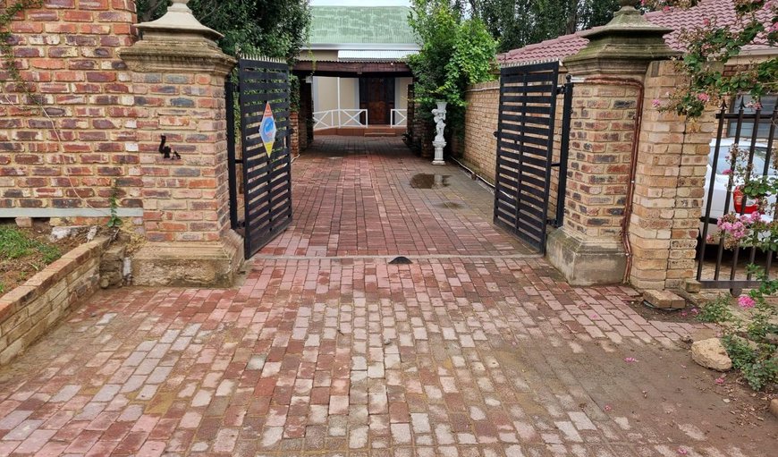 Facade or entrance in Parys, Free State Province, South Africa