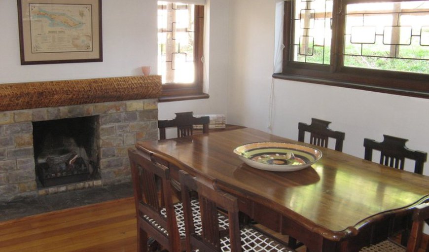 Dining area & Indoor fireplace